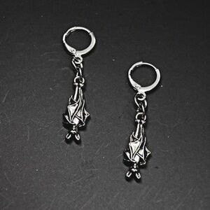Hanging Bat Earrings